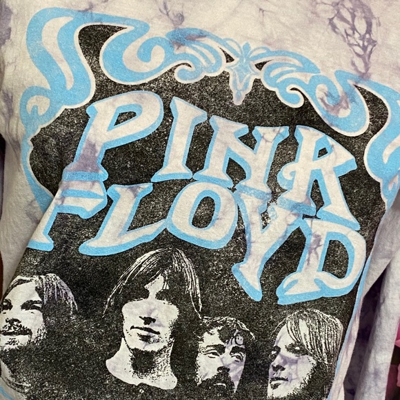 Pink Floyd tie dye long sleeves shirt 💜🎶✨ - Picture 3 of 10